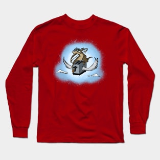 Flying Toaster Weasel Long Sleeve T-Shirt